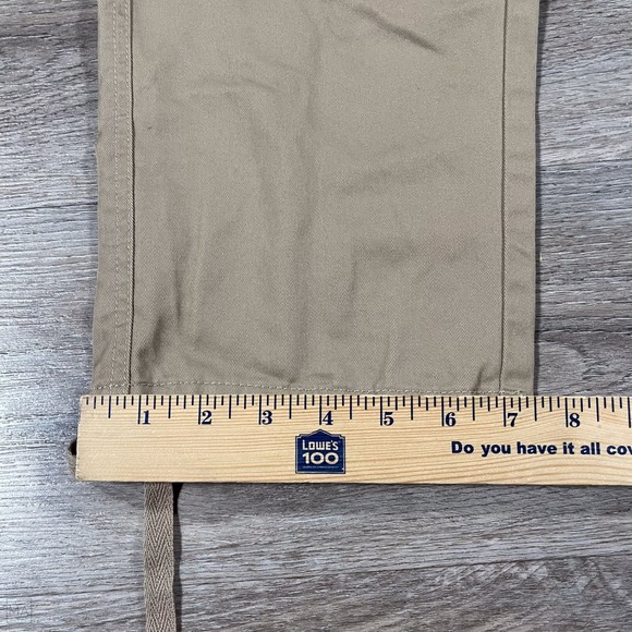 Empyre Men's Pants Cargo Netural Casual Adjustable Hem Button Fly Skater 30 Tan - Picture 7 of 9